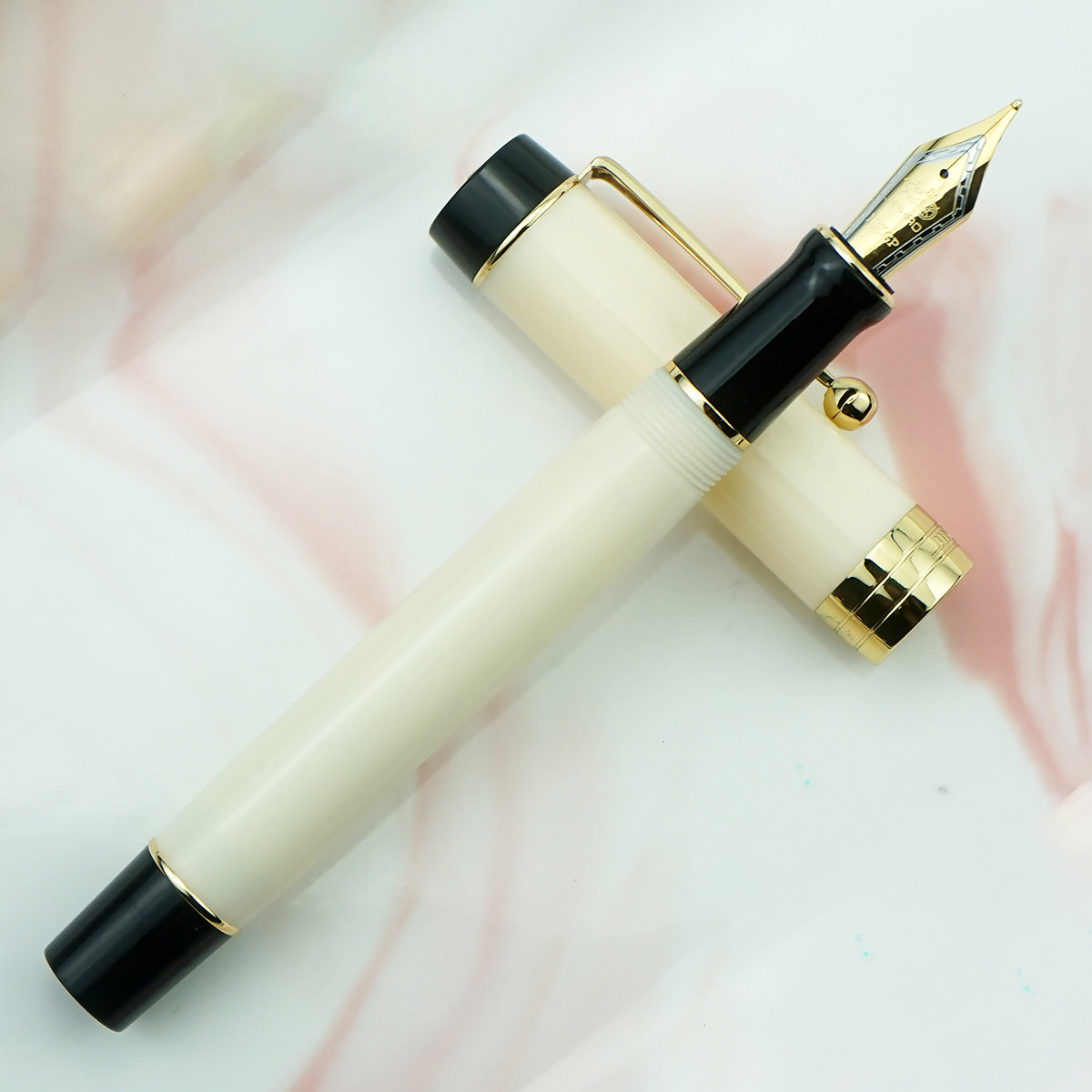 Gray Jinhao 100 Centennial Resin Fountain Pen EF/F/M Bent Nib Writing Gift Pen 