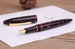 Majohn M100 Acrylic Fountain Pen, SCHMIDT Iridium F Nib, Gold Clip Vintage Pen, Calligraphy Pen with Ink Refill Converter ( Dark Rose ) 