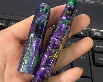 Ranga 4NC Premium Resin Fountain Pen - No Clip, JoWo 6 Nibs, Cartridge/ Converter/Eyedropper - Peyton Street Pens