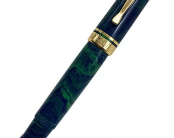 Wingsung 632 Piston Pen Fountain Pen 18K Gold Size 8 Nib Resin Writing Pen