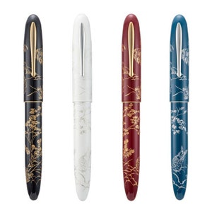 Hongdian N23 Fountain Pen Rabbit Year Metal Pen, Iridium Extra Fine/ Long Knife/ Long Blade Medium Nib Classic Pen image 2