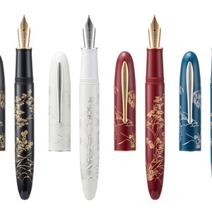 Hongdian N23 Vulpen Konijn Jaar Metalen Pen, Iridium Extra Fijn/Lang Mes/Lange Lemmet Middelgrote Penpunt Klassieke Pen