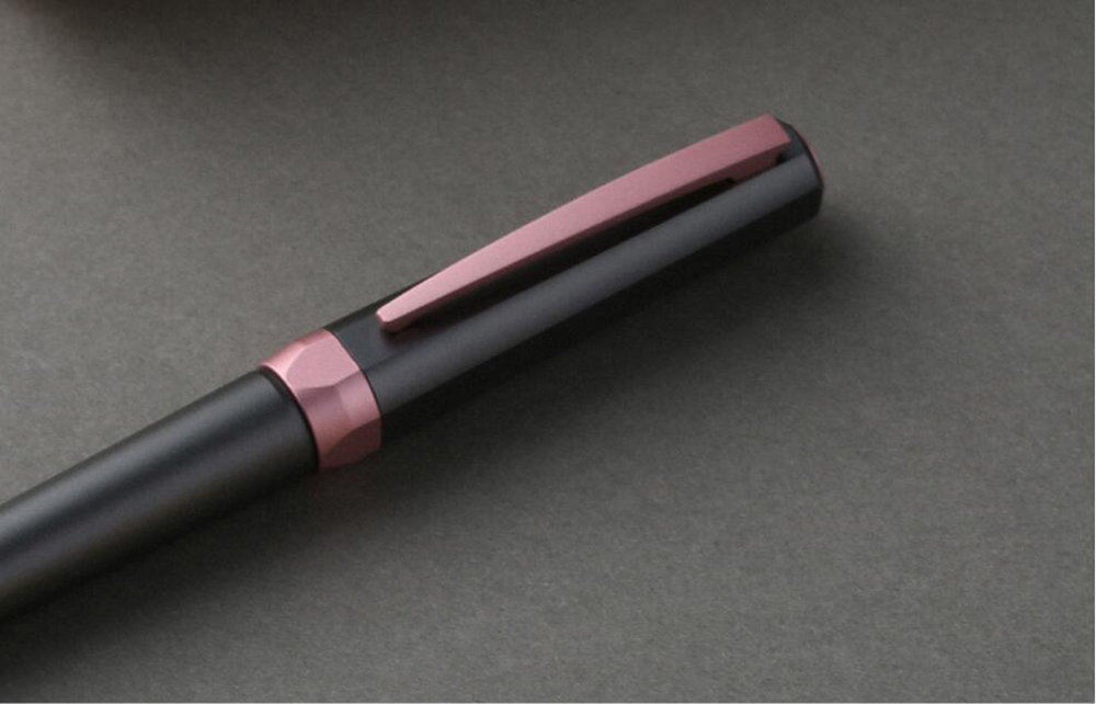 Levin 80 Red Fiber Brushed Fountain Pen,Iridium Extra Fine Gold Nib Original Imagjwnjs9czh5d2