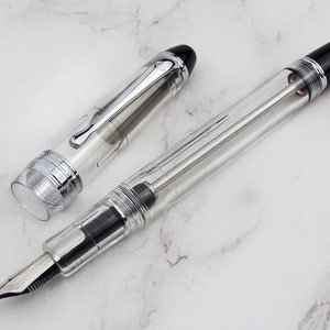 Wingsung 699 helder doorschijnende vacuümvullende vulpen EF/F/M penpunt cadeau