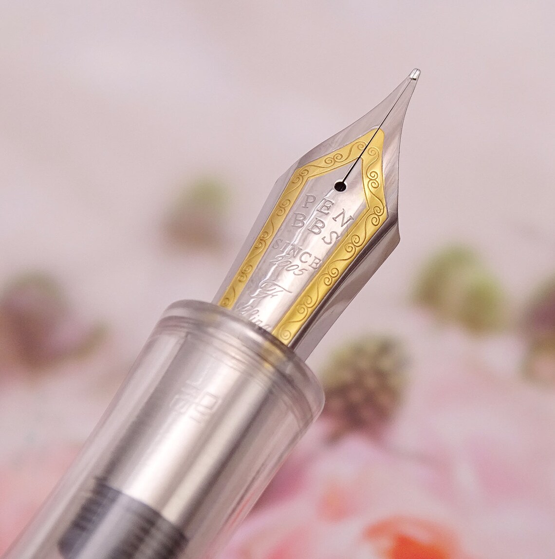 PENBBS 456 Vacuum Filling Fountain Pen 16 Transparent Etsy