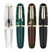 Majohn Q1 Mini Eyedropper Fountain Pen, Resin Short Pocket Pen, EF/ F/ Bent Nib Large Capacity Writing Pen Case Set 