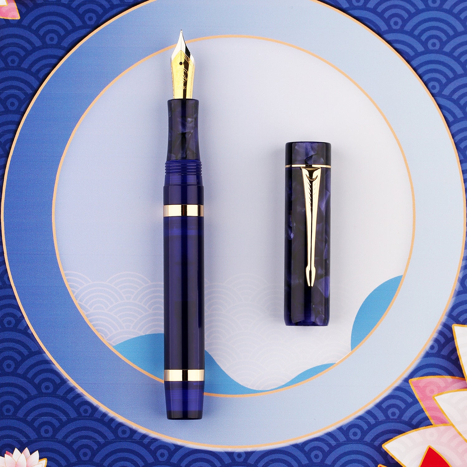 Majohn M700 樹脂製万年筆 BOCK 細字 #6 高級ペン 筆記具 ギフト