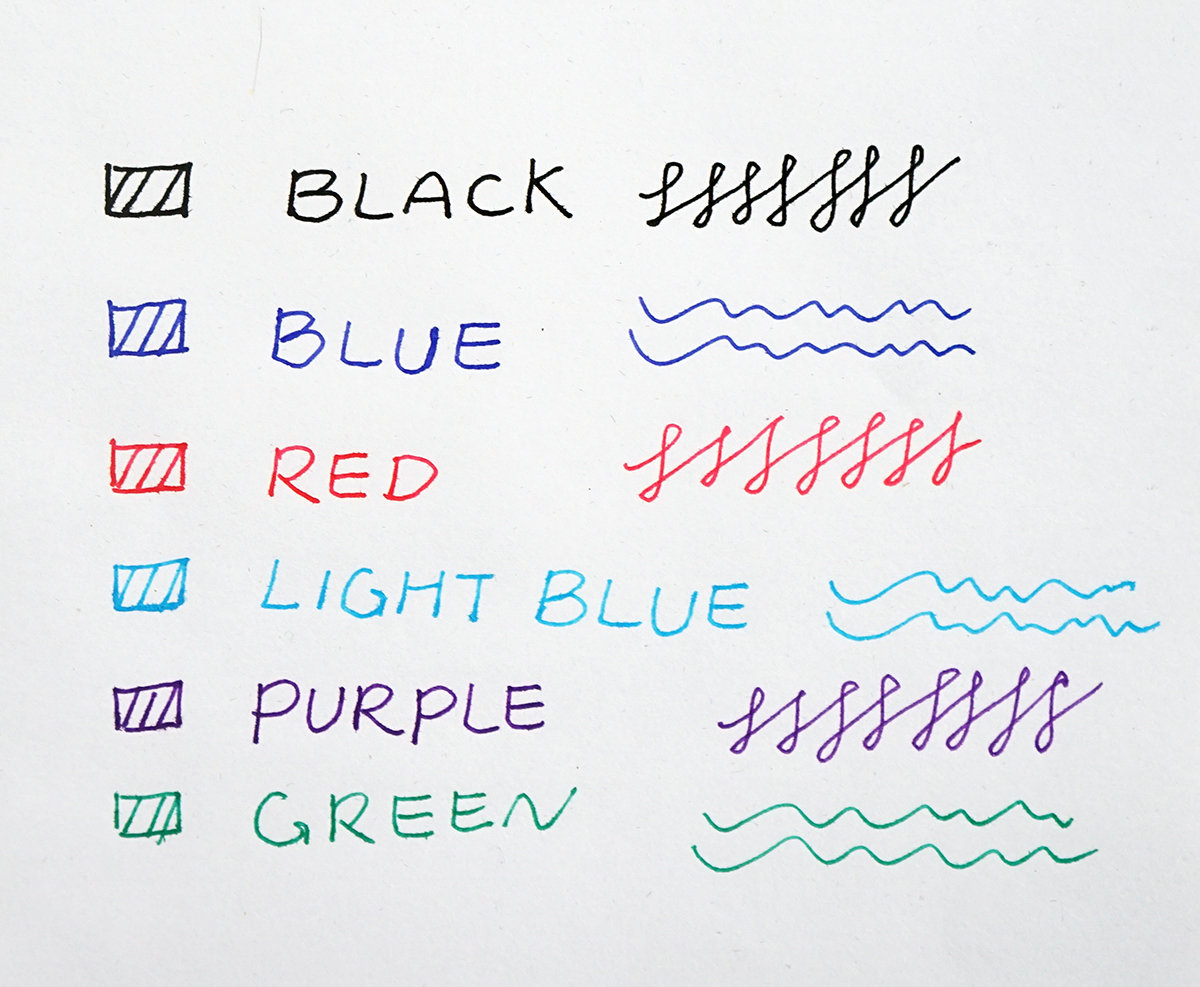 Hongdian Fountain Pen Ink Cartridges Black/ Blue / Light Blue/ Etsy UK