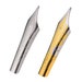 2 PCS Kaigelu Eastern Calligraphy Nib, Long Knife Nib Medium Size #6 for Jinhao 450, 750, Wingsung 699, Majohn T1, C1 Fountain Pen 