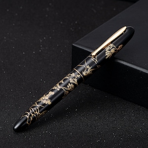 Hongdian N23 Fountain Pen Rabbit Year Metal Pen, Iridium Extra Fine/ Long Knife/ Long Blade Medium Nib Classic Pen image 4