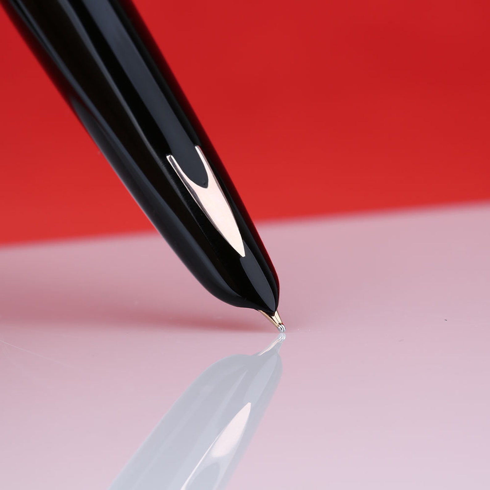 Hero Classic 100 14K Solid Gold Nib Fountain Pen Gold/ Silver Etsy