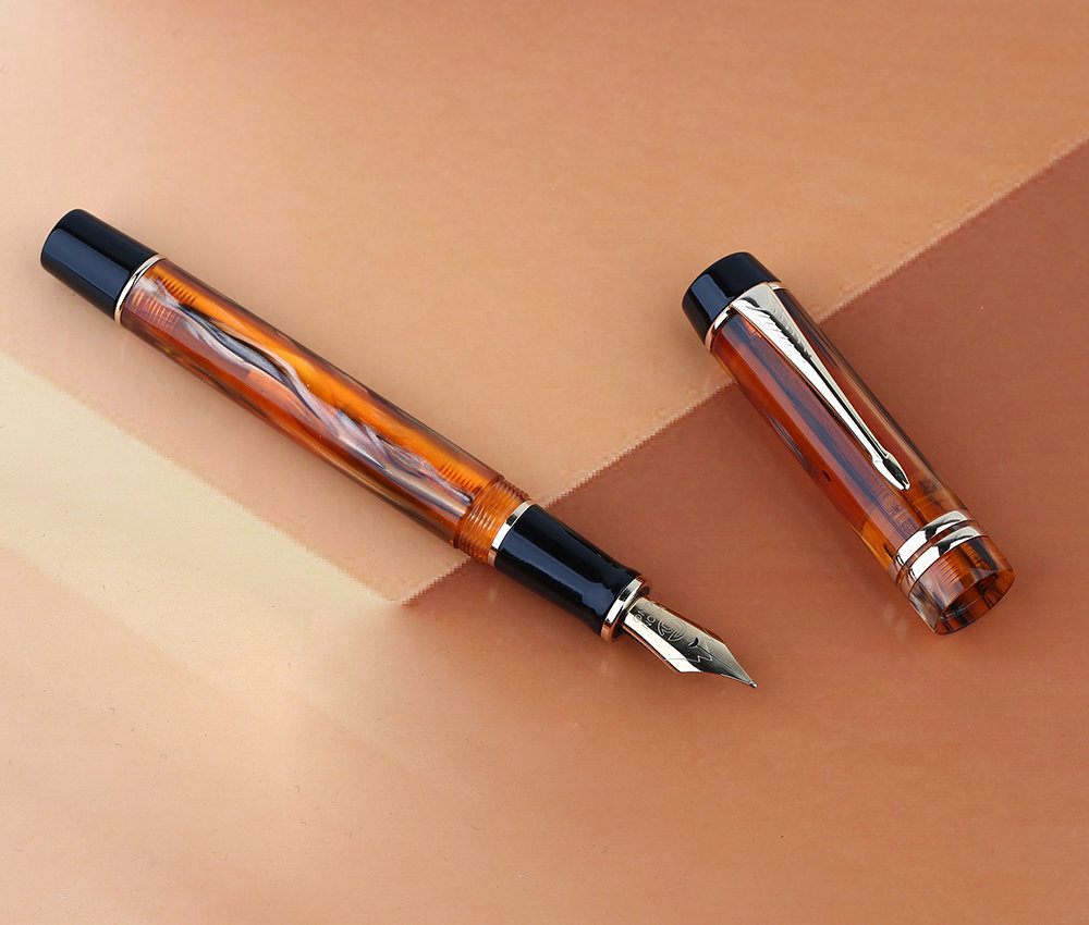 Other Fountain Pens Collectibles Moonman M600S Amber Fountain Pen Fine