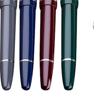 Majohn P136 Resin Piston Fountain Pen EF/F/M Calligraphy Pen, Smooth Writing Pen Gift