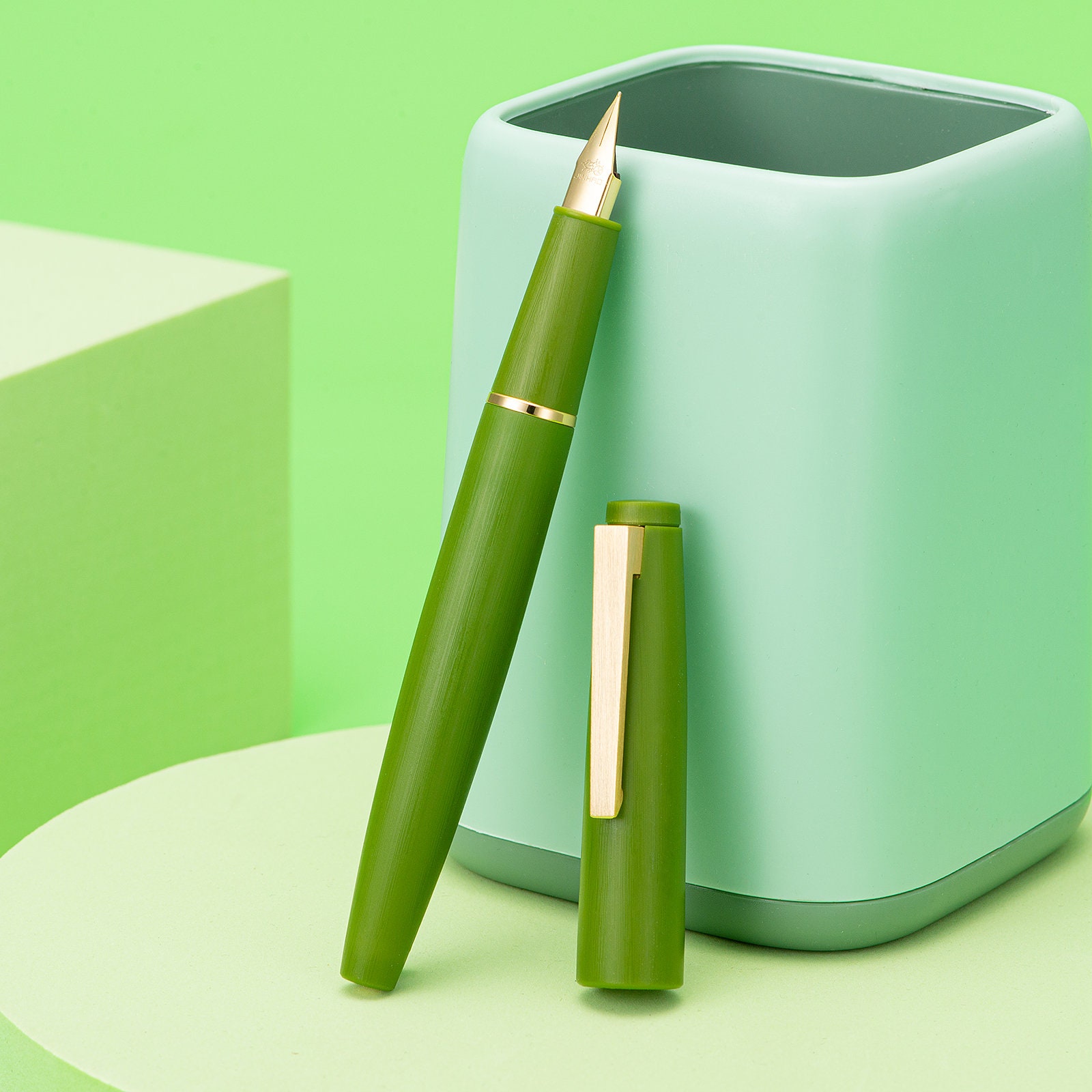 JINHAO 80 Fiber Black Fountain Pen Extra/Fine 0.38mm/0.5mm Iridium EF/F