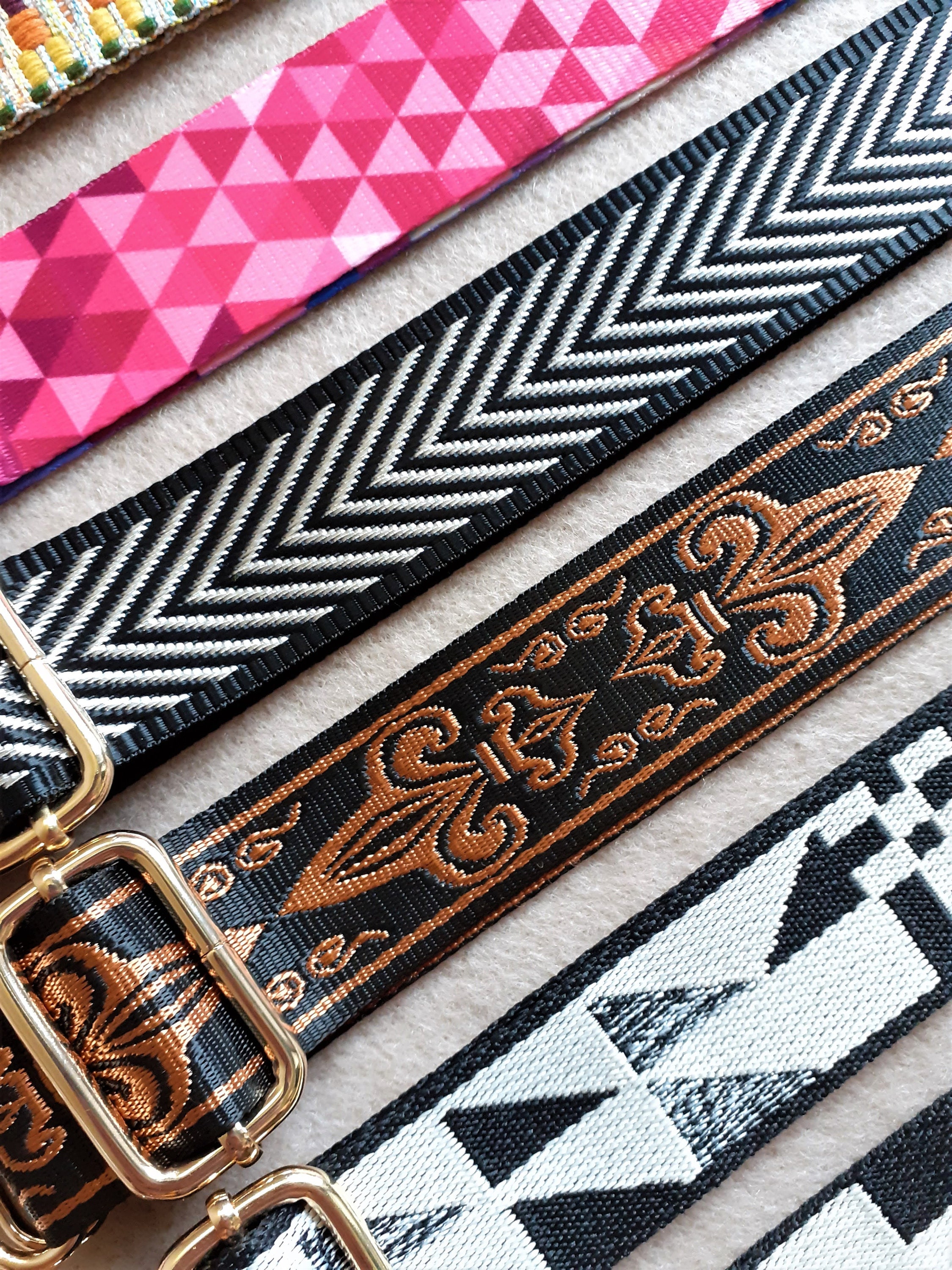 Colored nylon bag strap cross body strap nylon shoulder Etsy