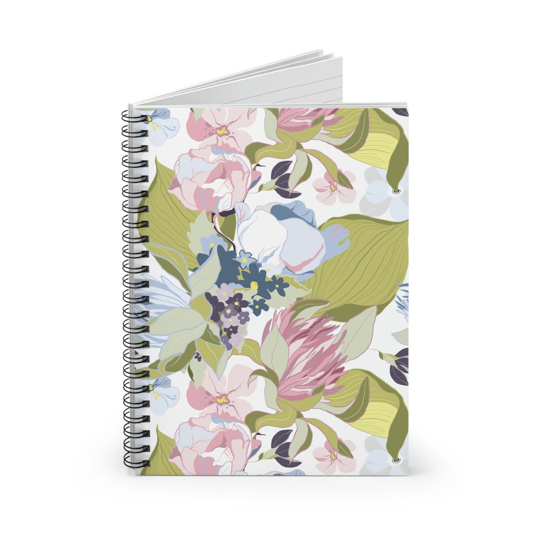 Spiral Notebook - Ruled Line - Etsy