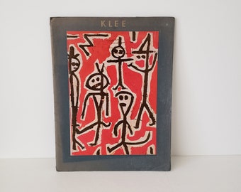 Skira Color Prints Klee Set of Six Booklet Printed in Switzerland Vintage 1940s