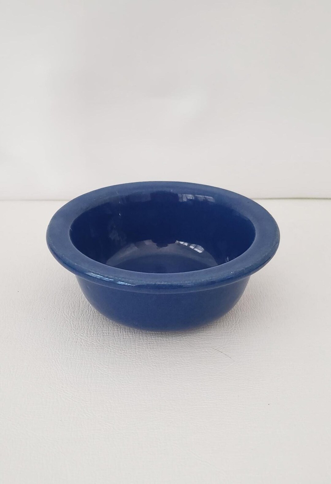 Vintage Cobalt Blue Small Rimmed Bowl: 1930s California Pottery - Etsy