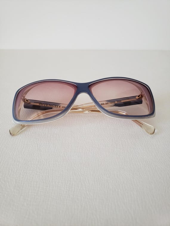 Vintage Givenchy Sunglasses: Rose Gradient Lenses… - image 2