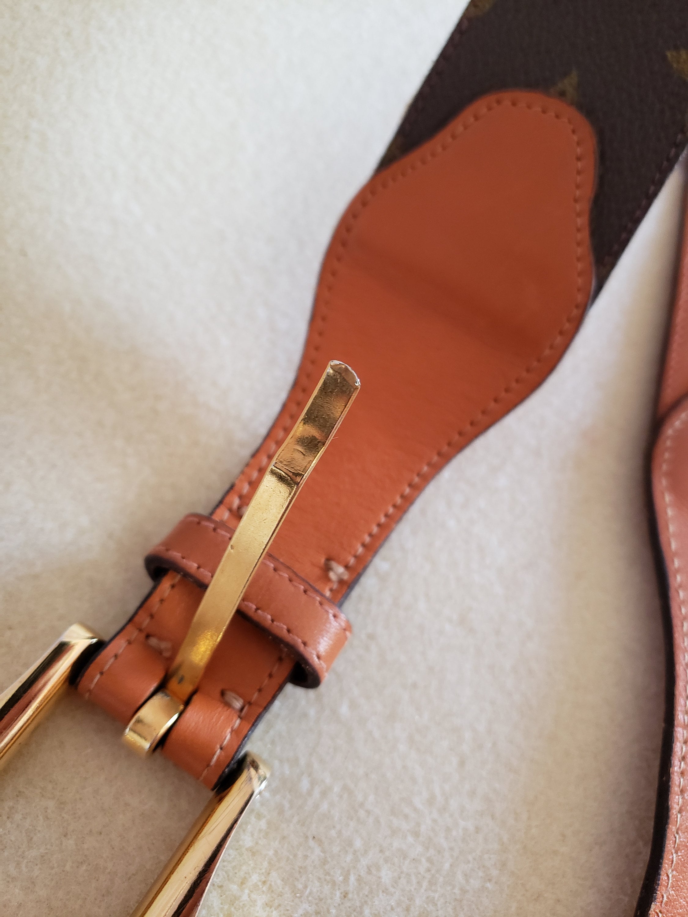 Vintage Saxx Avenue, LV Belt;Size 28; 91.44x5.40 Louis Vuitton Vintageless Belts for Men for sale | eBay main image 3