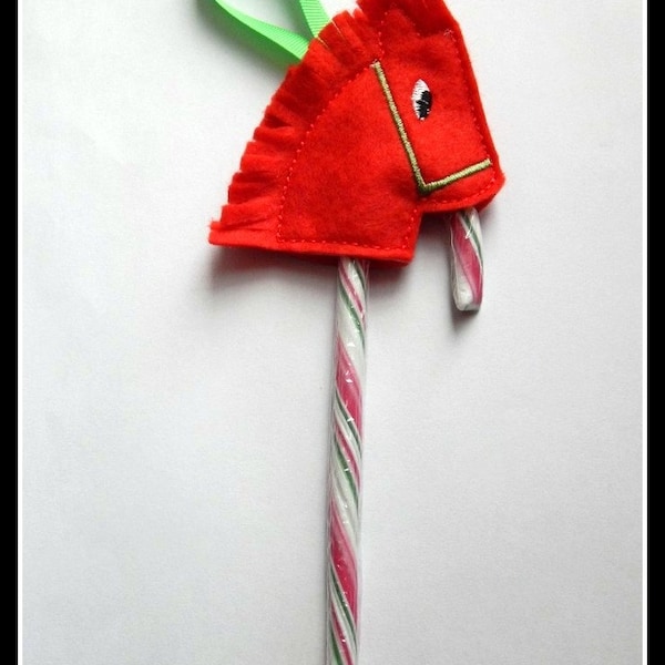 Candy Cane Horse Etsy