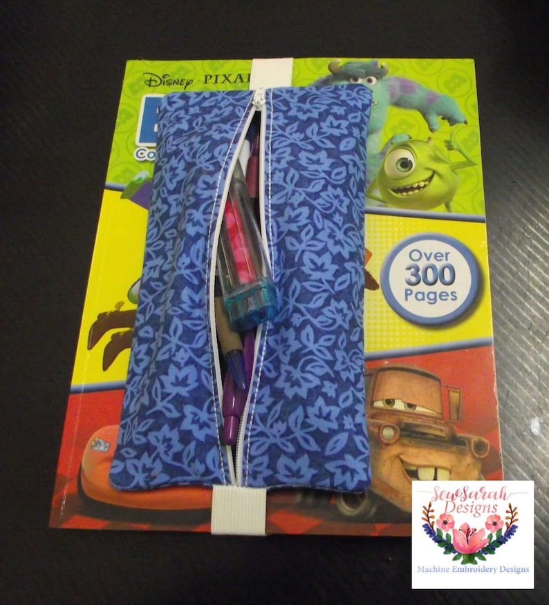 Machine Embroidery Design in the Hoop Pencil Case Bookmark Etsy