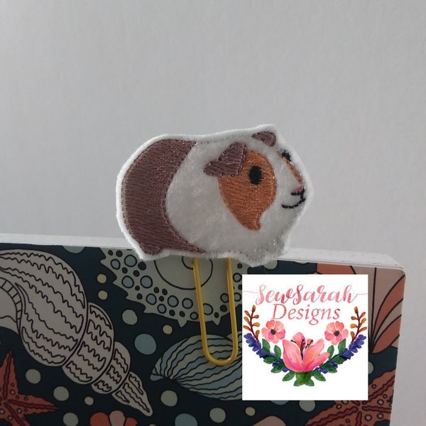 Machine embroidery design - guinea pig feltie - (4x4 Instant digital download