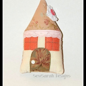 Machine embroidery design -ITH Tooth Fairy Cottage - 5 x 7 & 6 x 10 Instant digital download