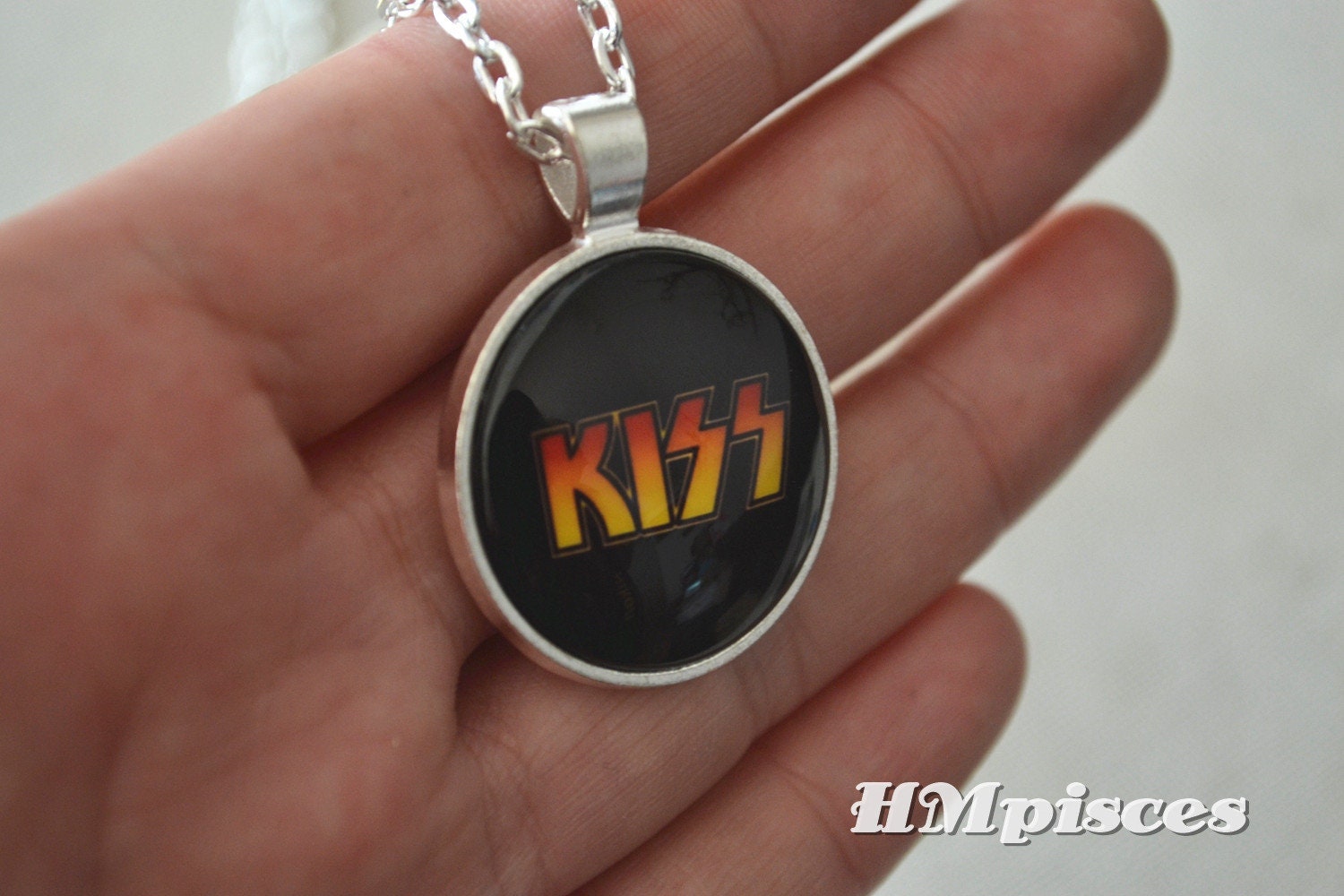Rock Band Necklace Etsy