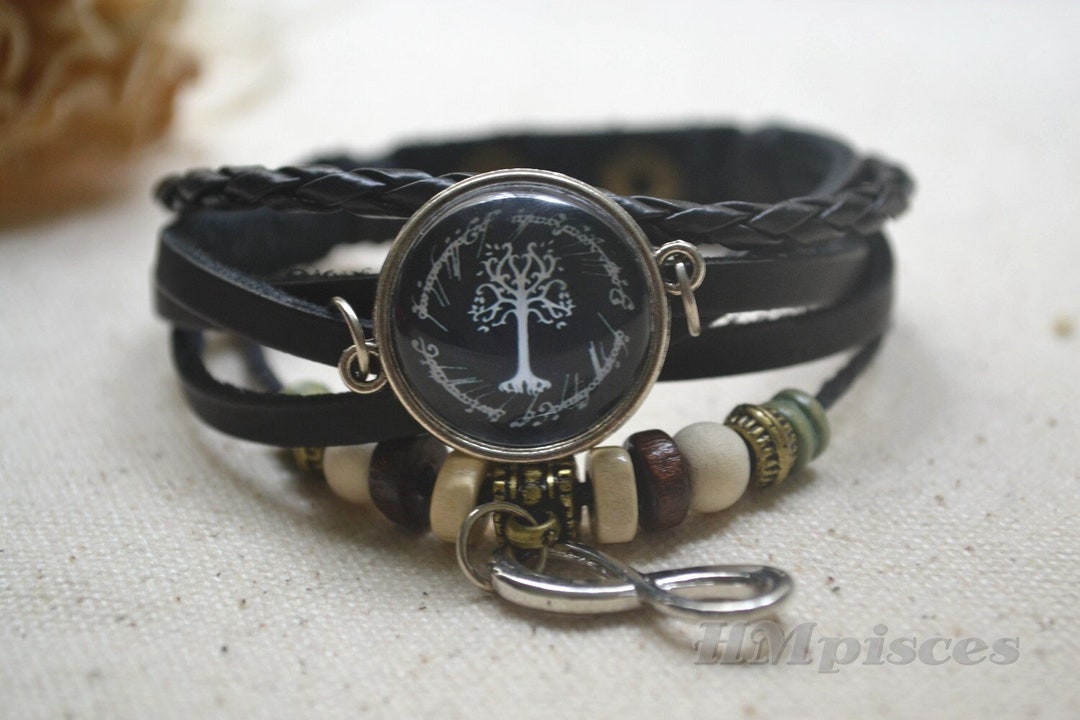 Life Tree Bracelet,white Tree of Gondor Bracelet,infinity Bracelet