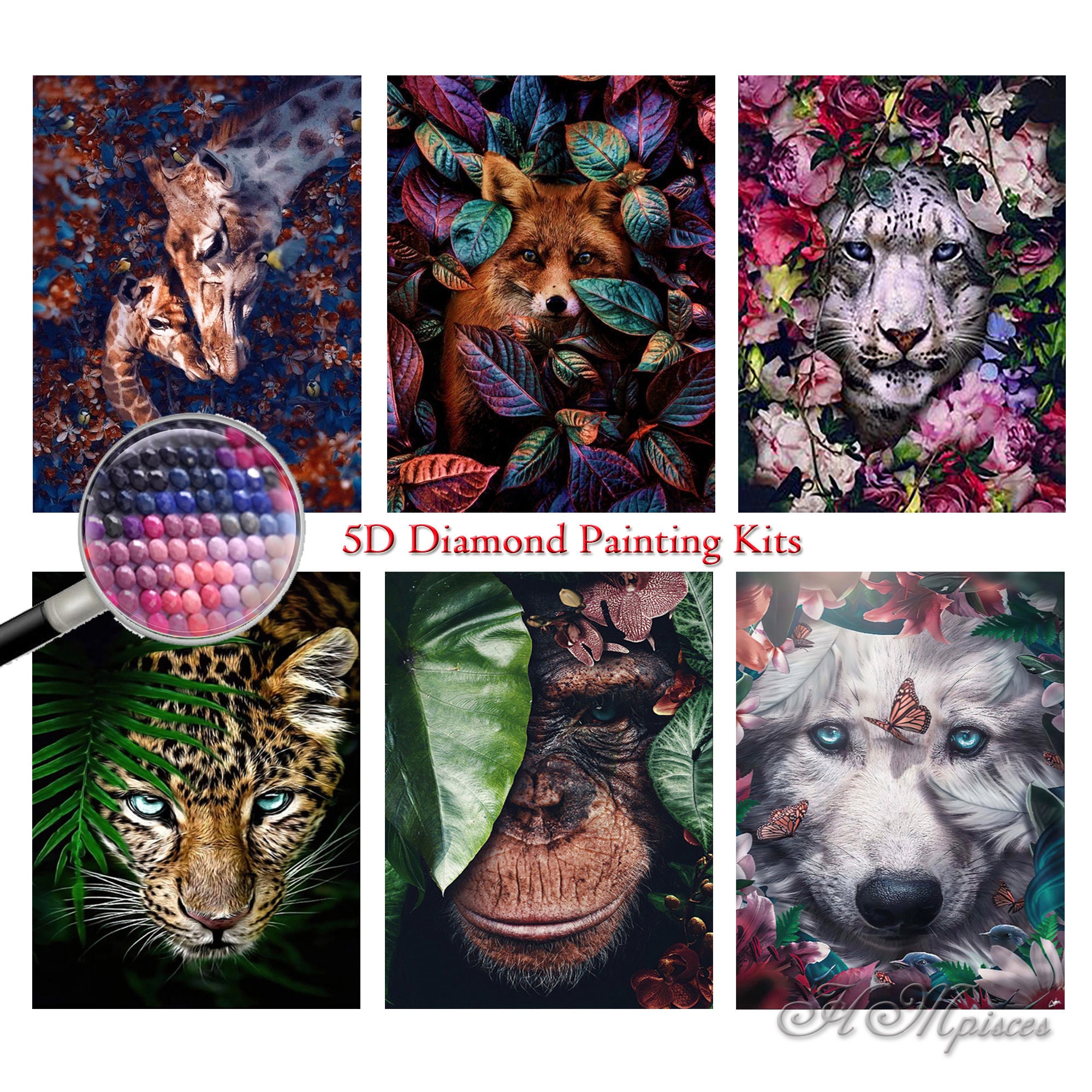 Colorful Wolf – Diamond Art Club