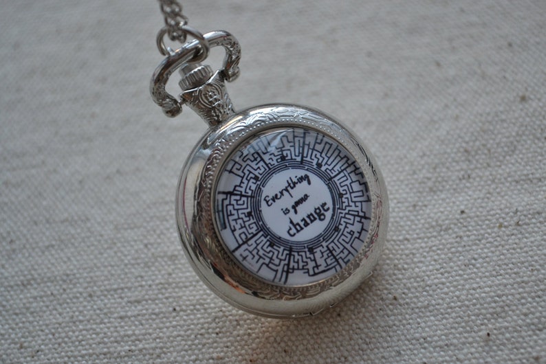 the maze runner watchquote necklaceeverything is gonna etsy