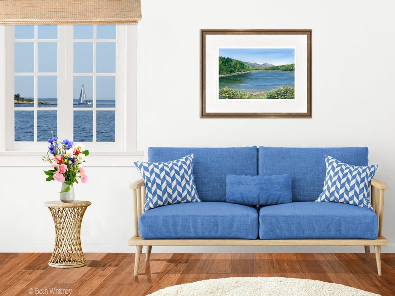 Otter Creek Cove Acadia Art Print Bar Harbor Gifts Etsy