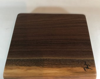 Black Walnut Cutting/Serving Board with Live Edge