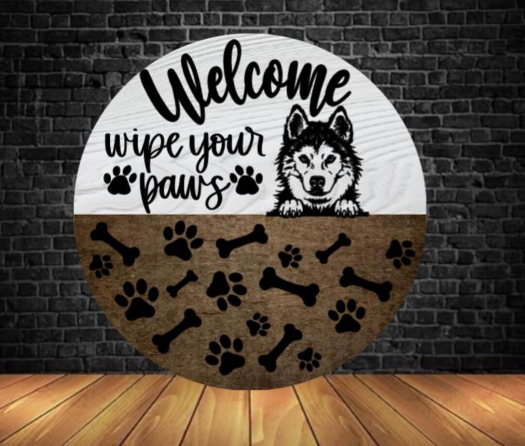 Custom Dog Welcome Sign - Etsy