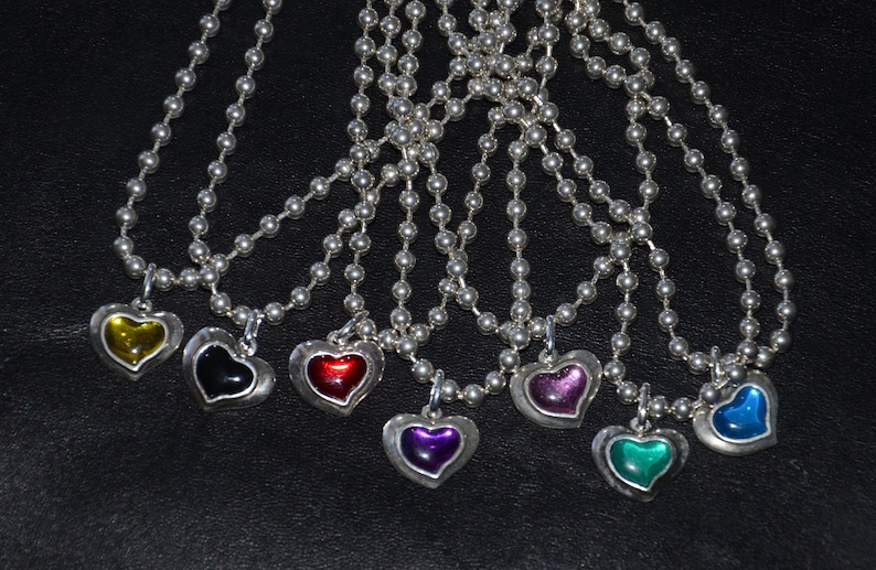 Women short chain necklace-heart pendant necklace-stylish chain necklace-pendant choker-heart choker-beaded chain necklace zdjęcie 10