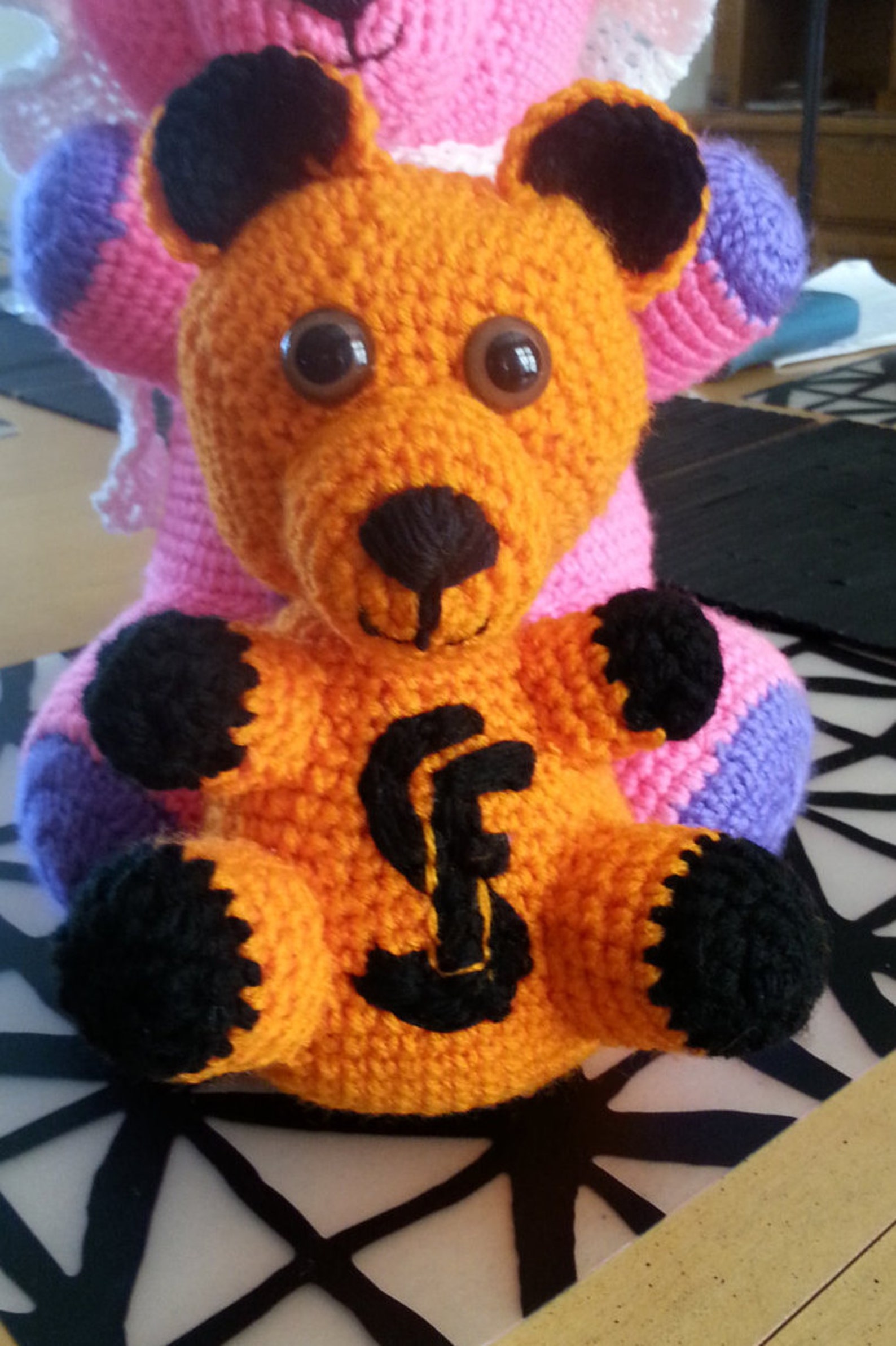 S.F. Giants Teddy Bear dante's Teddy Bear | Etsy