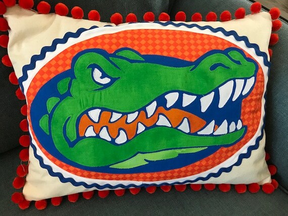 Florida Gator Pillow Etsy