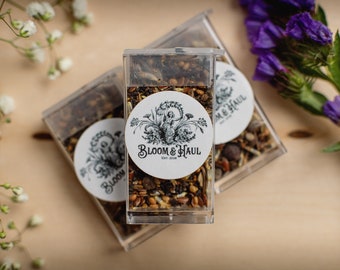 Wildflower Seed Shakers: Bee, Butterfly, Hummingbird Friendly - 1000+ Seeds