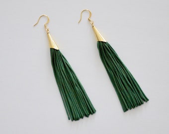 PENELOPE Tassel Earrings - Long Tassel Earrings - Tassel Jewelry - Statement Jewelry