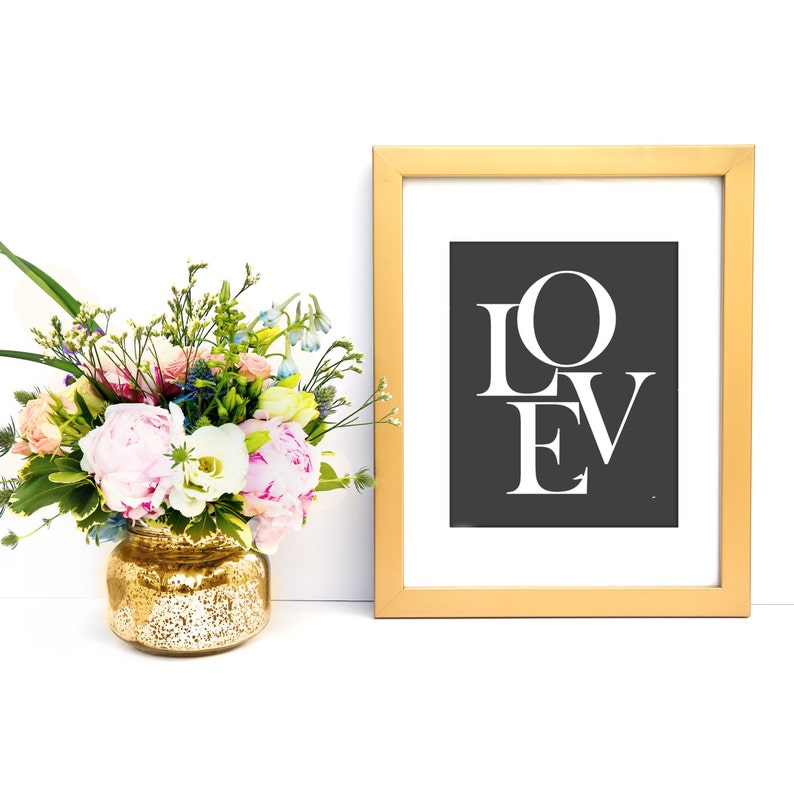 Love Art Prints Love Print Love Wall Art Nursery Print Etsy