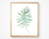 Nature, Leaf, Leaf print, Modern art, Digital print, Tropical leaf, Wall art, Printable wall art, printable art, Palm art print, Leaf art