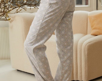 Lounge Pants - Persian Flower | 100% Organic Cotton