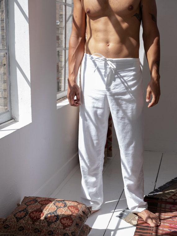 Loose cotton lounge pants sale
