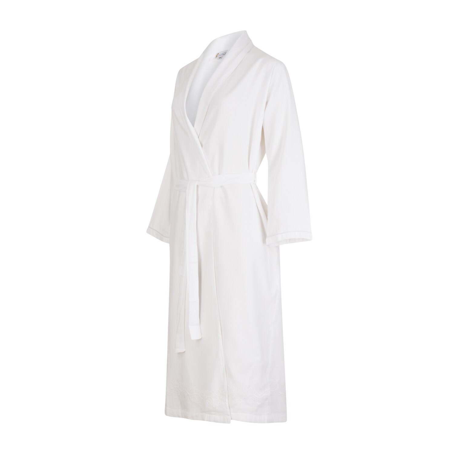 Robe for Women White 100% cotton handmade premium | Etsy