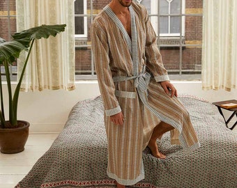 Dressing Gown - Block Print Collection