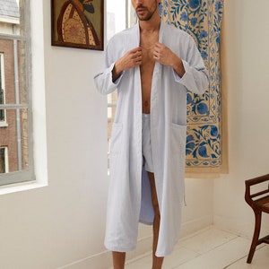 Dressing gown - Blue | 100% Organic Cotton