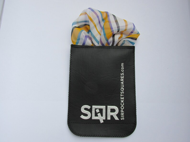 The base eliminates all fussing and folding Ready to wear SIR pocket squares for the fashion conscious man simply insert into your pocket