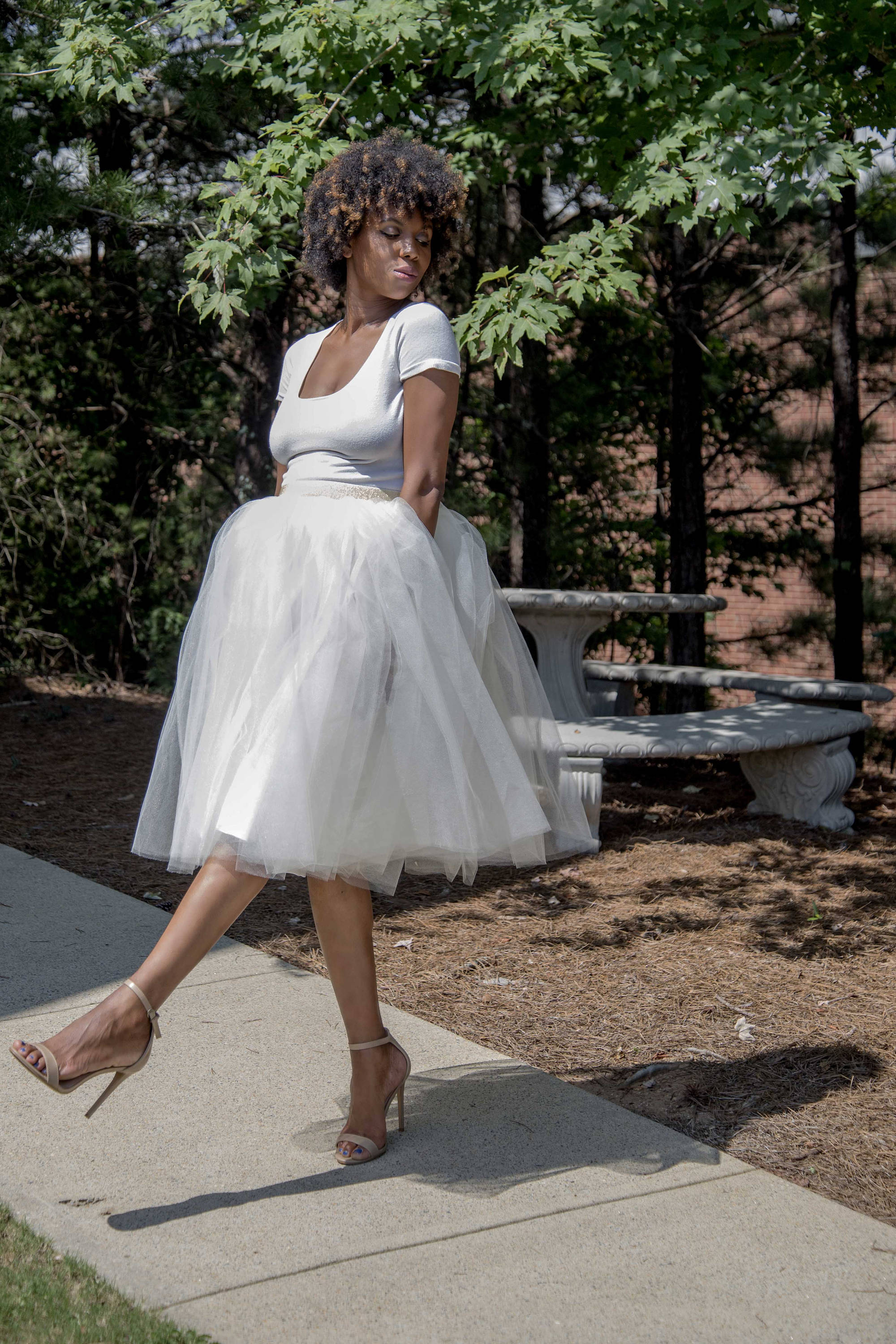 A line midi skirt for clearance wedding