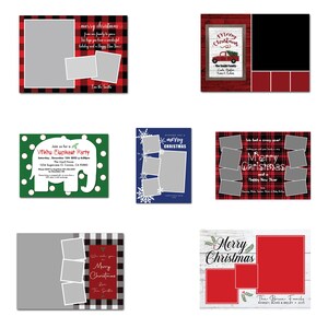 Plantillas de diseño de tarjetas navideñas